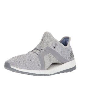 Adidas Women's Gray Pureboost‎ X Element BB6085 Mesh Athletic Running Shoes Sz 8